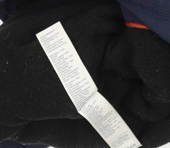 Fat Face Men's Blue L Parka Jacket Hooded Water Resistant Winter Coat