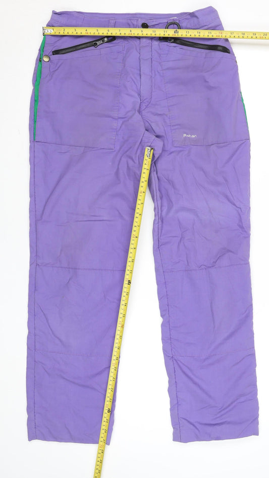 Rohan Men's Purple Cargo Trousers 32in Waist Regular Fit Lightweight