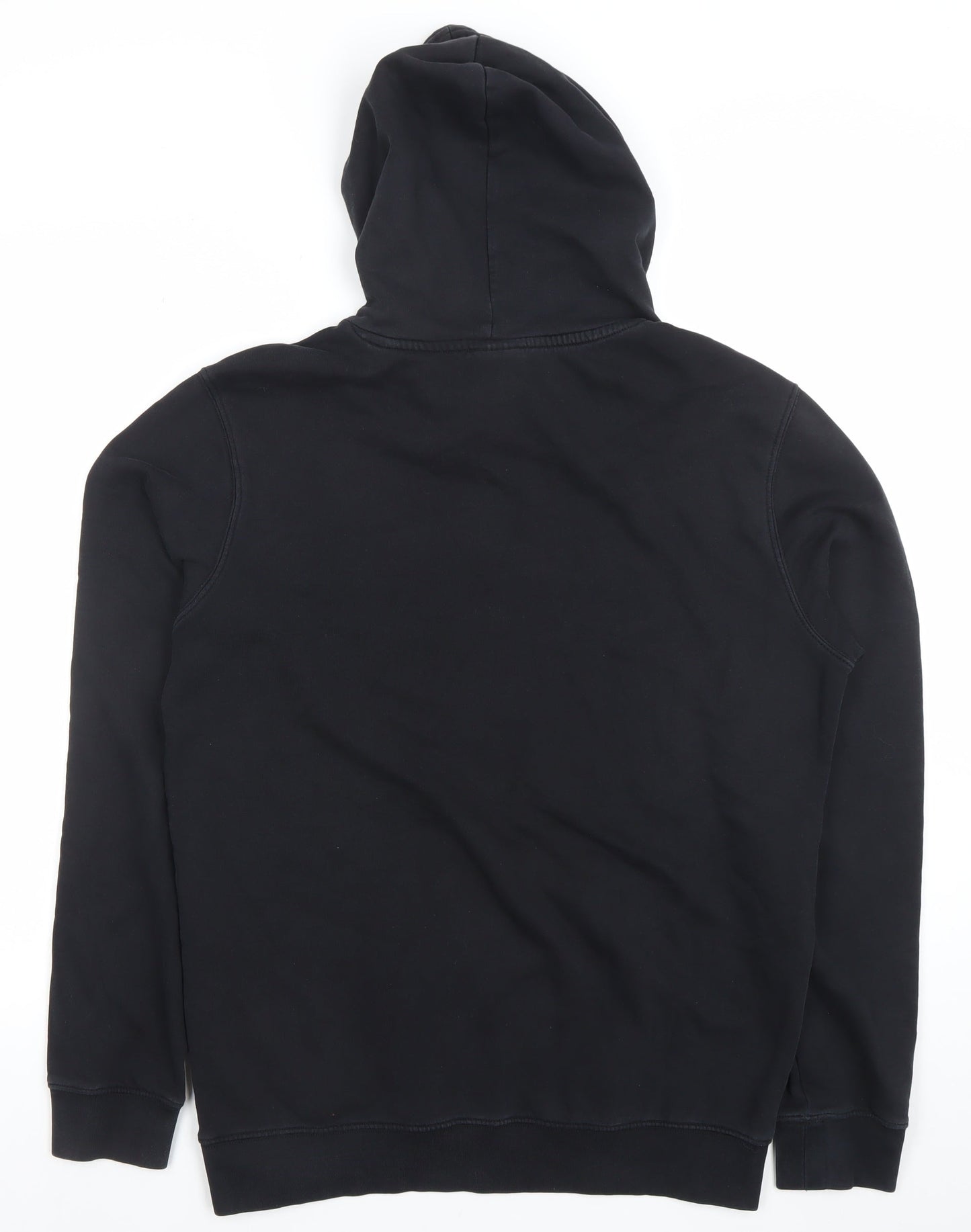 Champion Men's Black Pullover Hoodie M Fleece Logo Sweatshirt