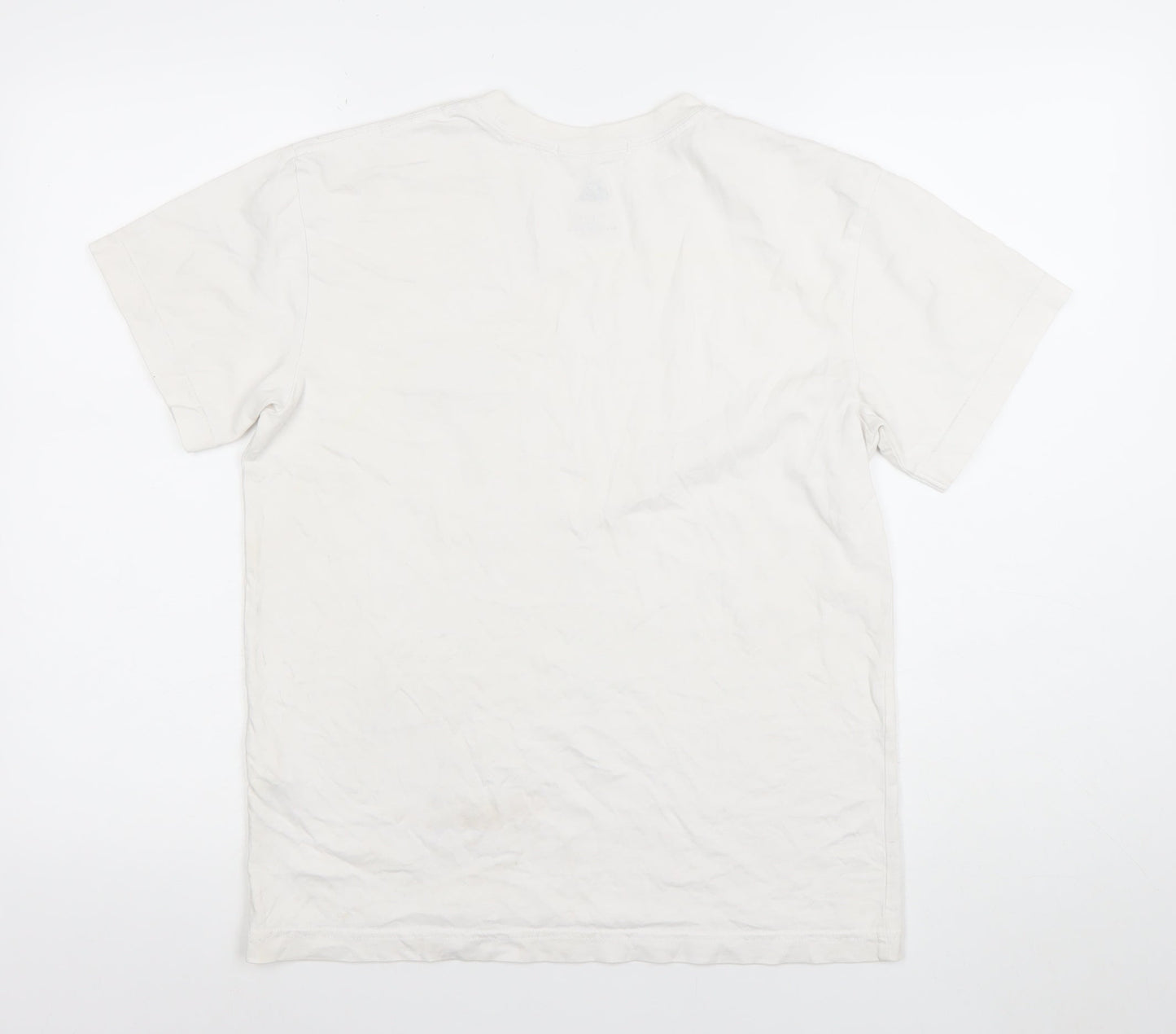 Quiksilver Men's White Small Regular Fit Cotton Surf T-Shirt