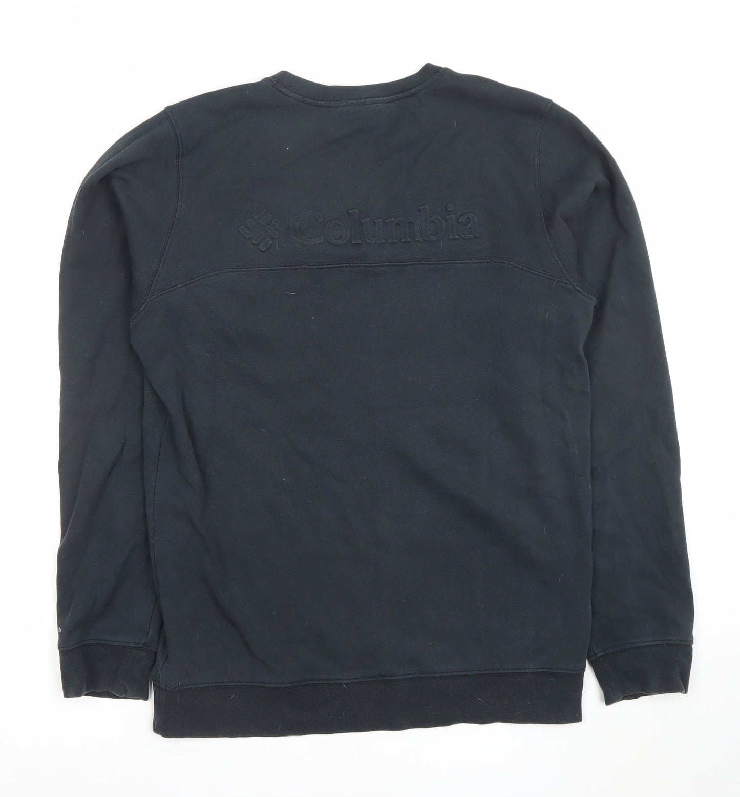 Columbia Men's Black Small Pullover Sweatshirt with Zip Pocket