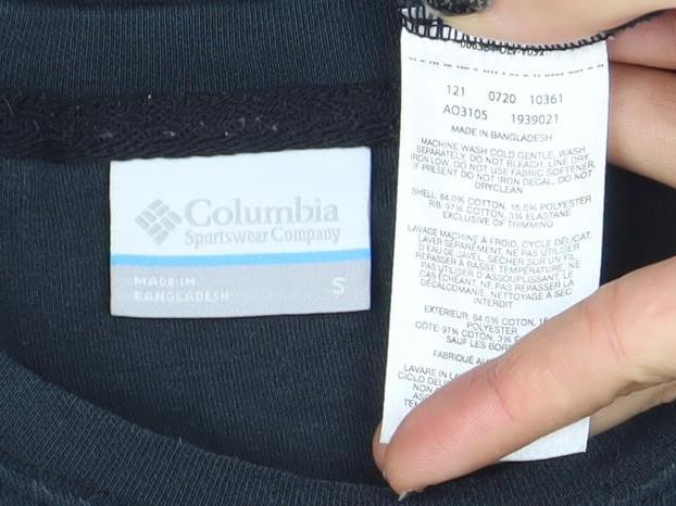 Columbia Men's Black Small Pullover Sweatshirt with Zip Pocket