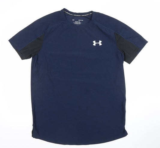 Under Armour Men's Blue MK1 Tee Athletic T-Shirt Size L