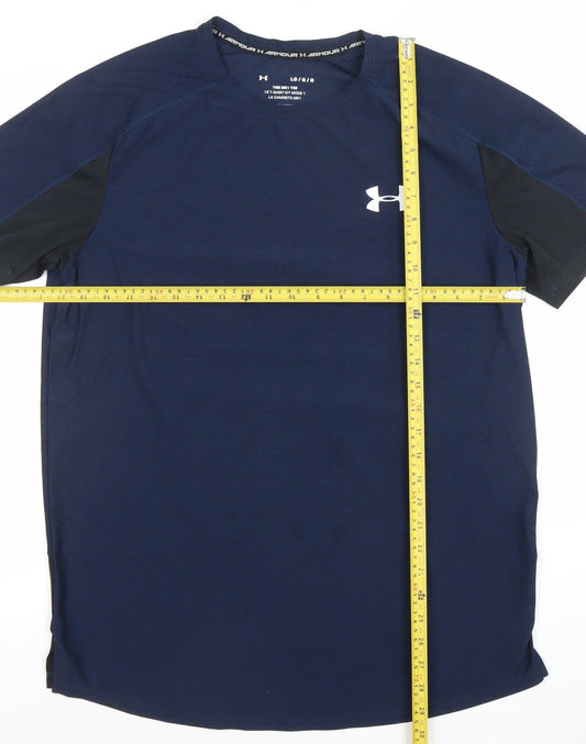 Under Armour Men's Blue MK1 Tee Athletic T-Shirt Size L
