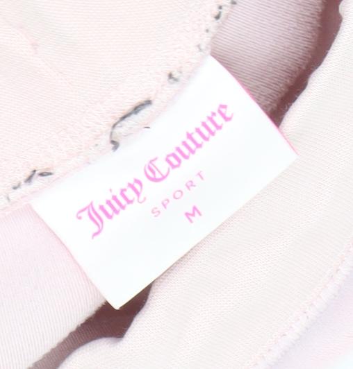 Juicy Couture Women’s Pink Velour Joggers Size M Regular Fit