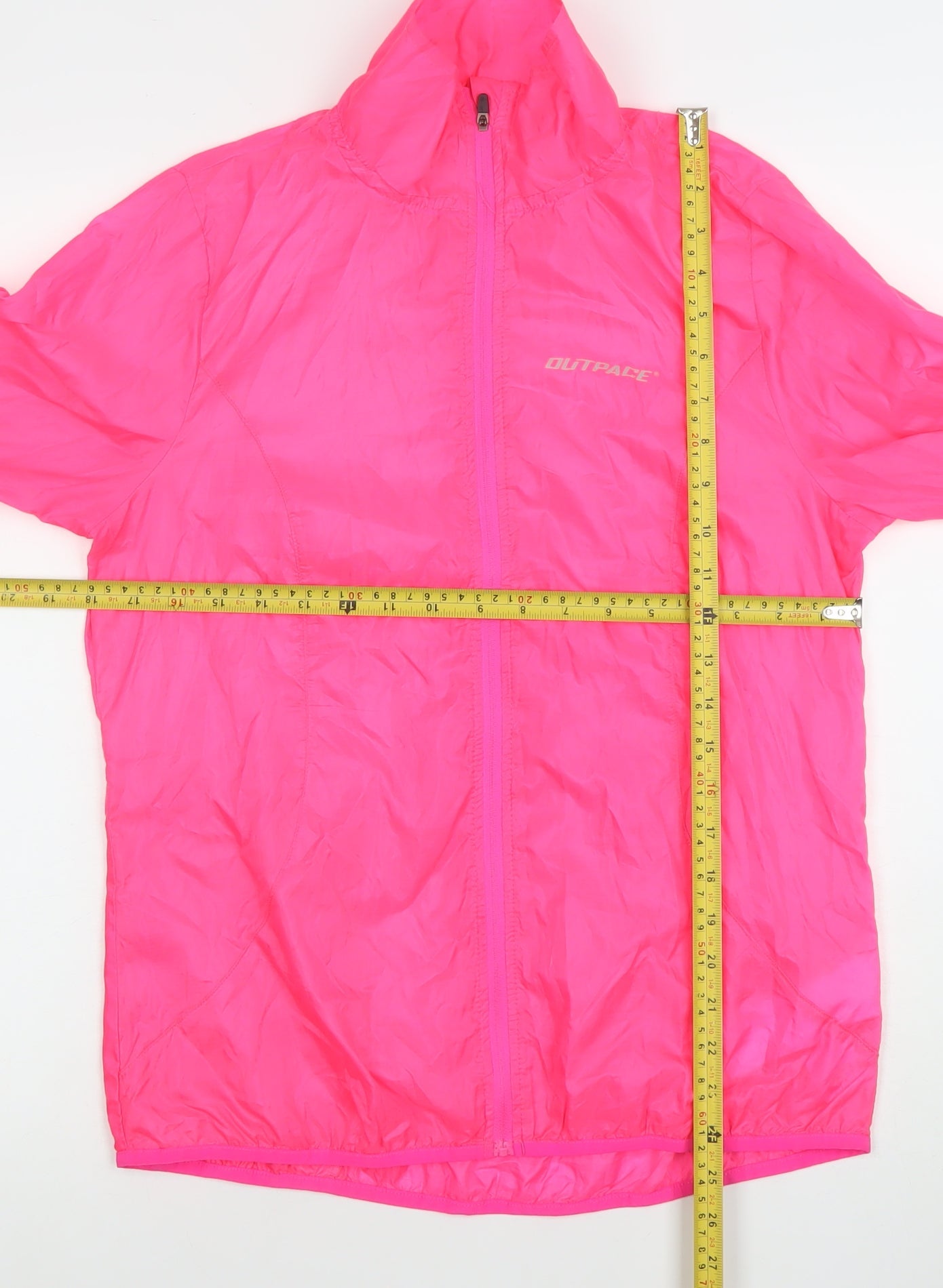 Outpace Women's Pink Lightweight Windbreaker Jacket Size S