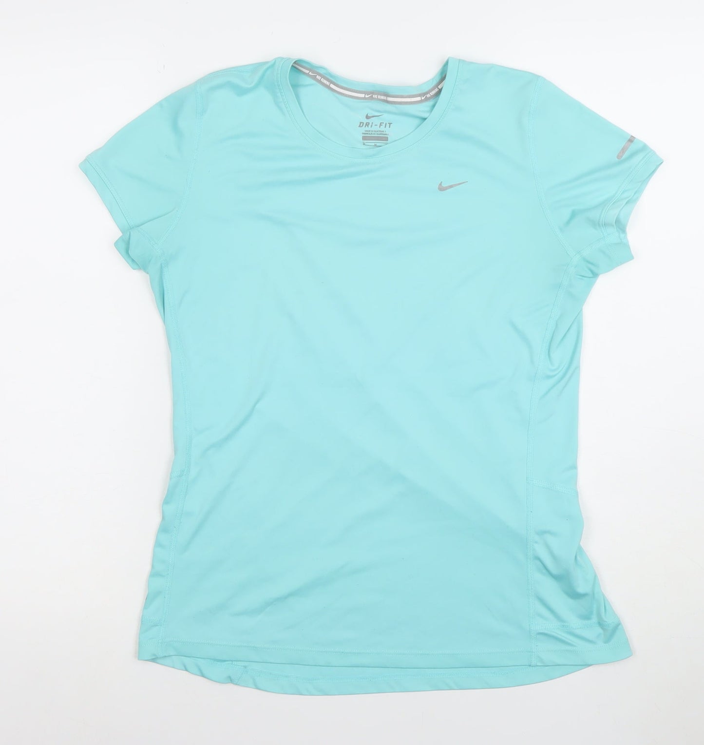 Nike Womens Blue Dri-FIT Short Sleeve Running T-Shirt Size M