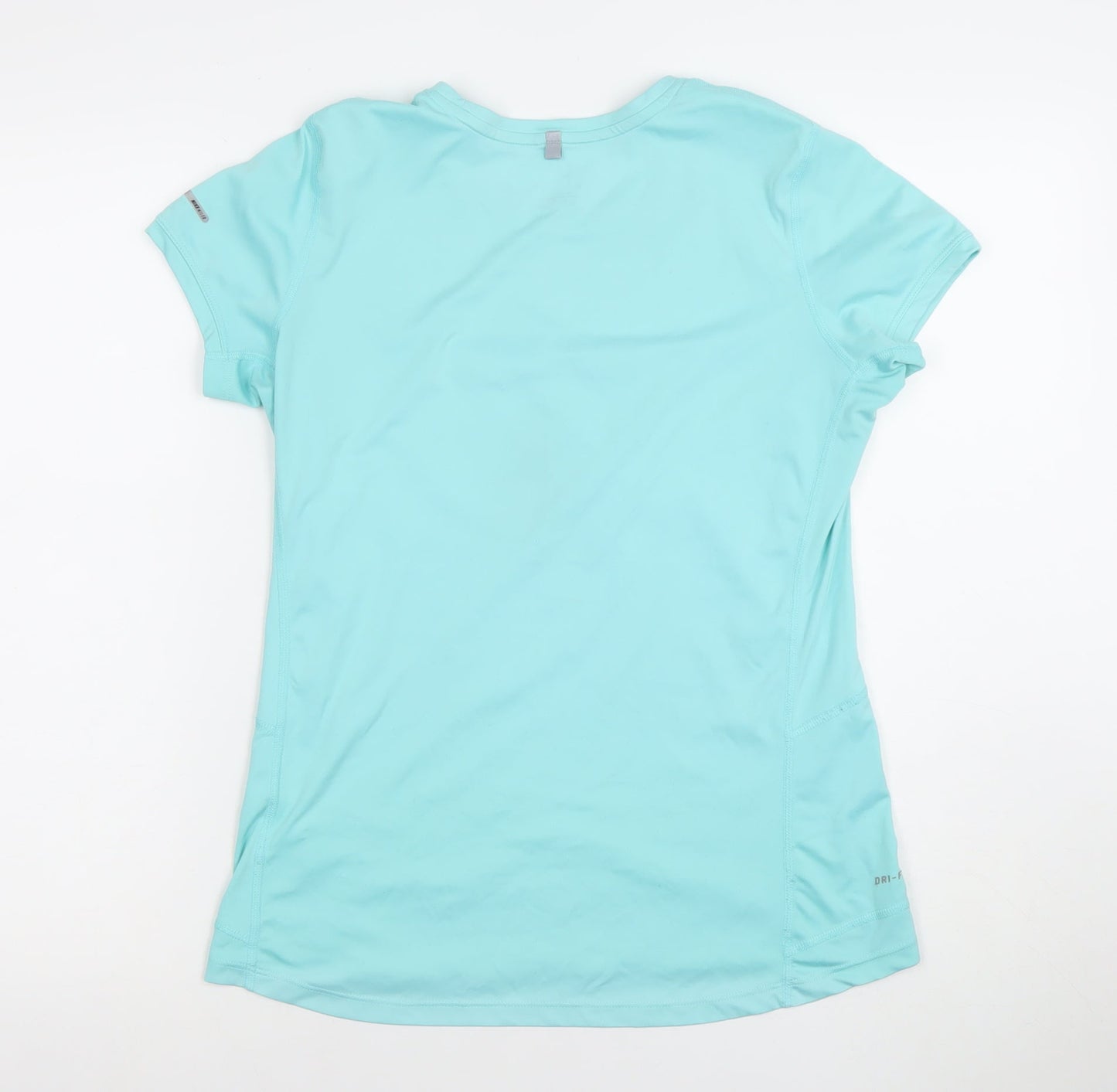 Nike Womens Blue Dri-FIT Short Sleeve Running T-Shirt Size M