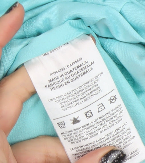 Nike Womens Blue Dri-FIT Short Sleeve Running T-Shirt Size M