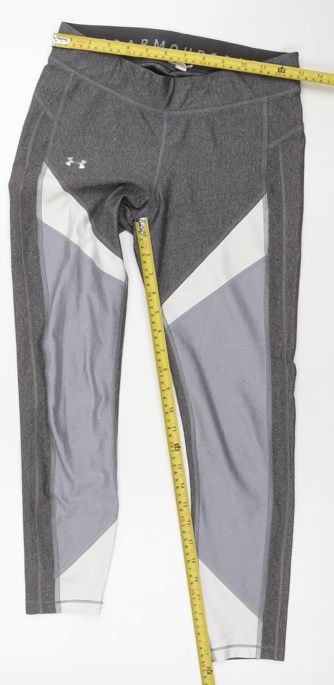 Under Armour Womens Grey Compression HeatGear Leggings M