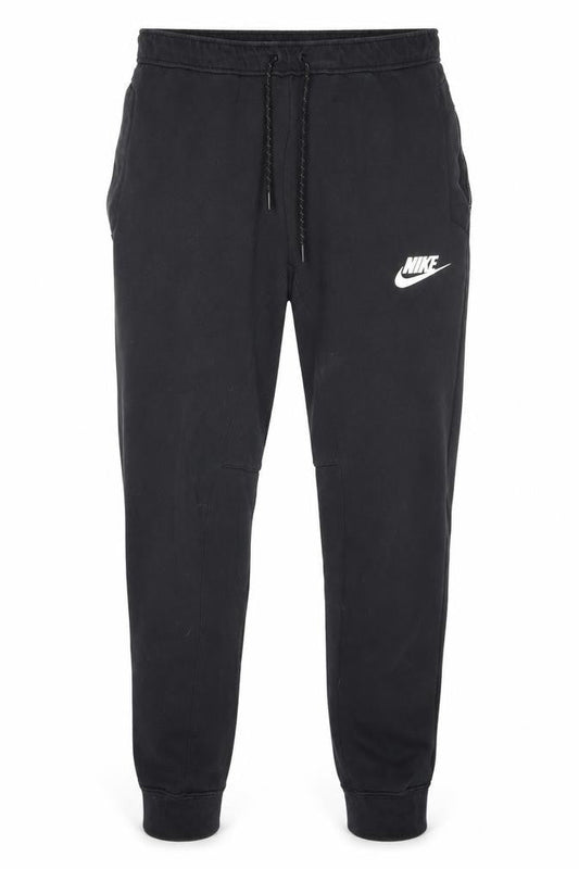 Nike Men's Black S Jogger Sweatpants with Drawstring and Pockets