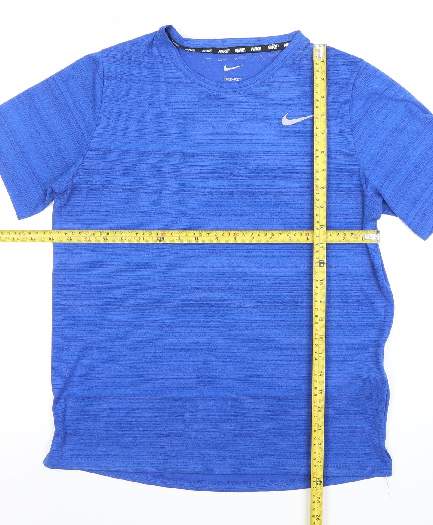 Nike Men's Blue Dri-Fit XL Athletic Short Sleeve Running T-Shirt