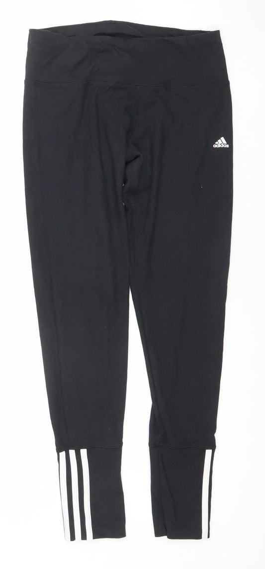 Adidas Womens Black Medium Climalite Leggings Gym & Training Trousers