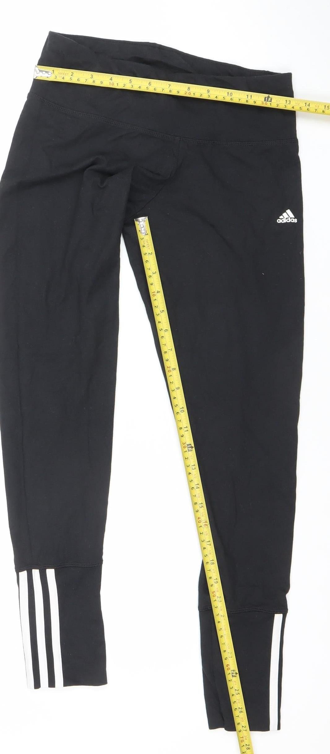 Adidas Womens Black Medium Climalite Leggings Gym & Training Trousers