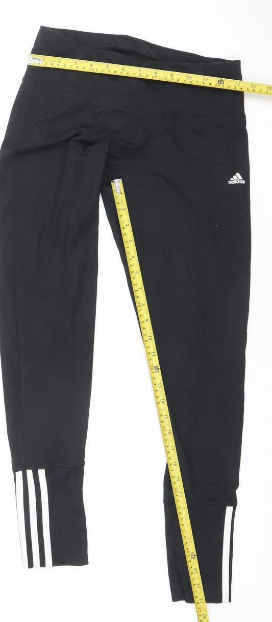 Adidas Womens Black Medium Climalite Leggings Gym & Training Trousers