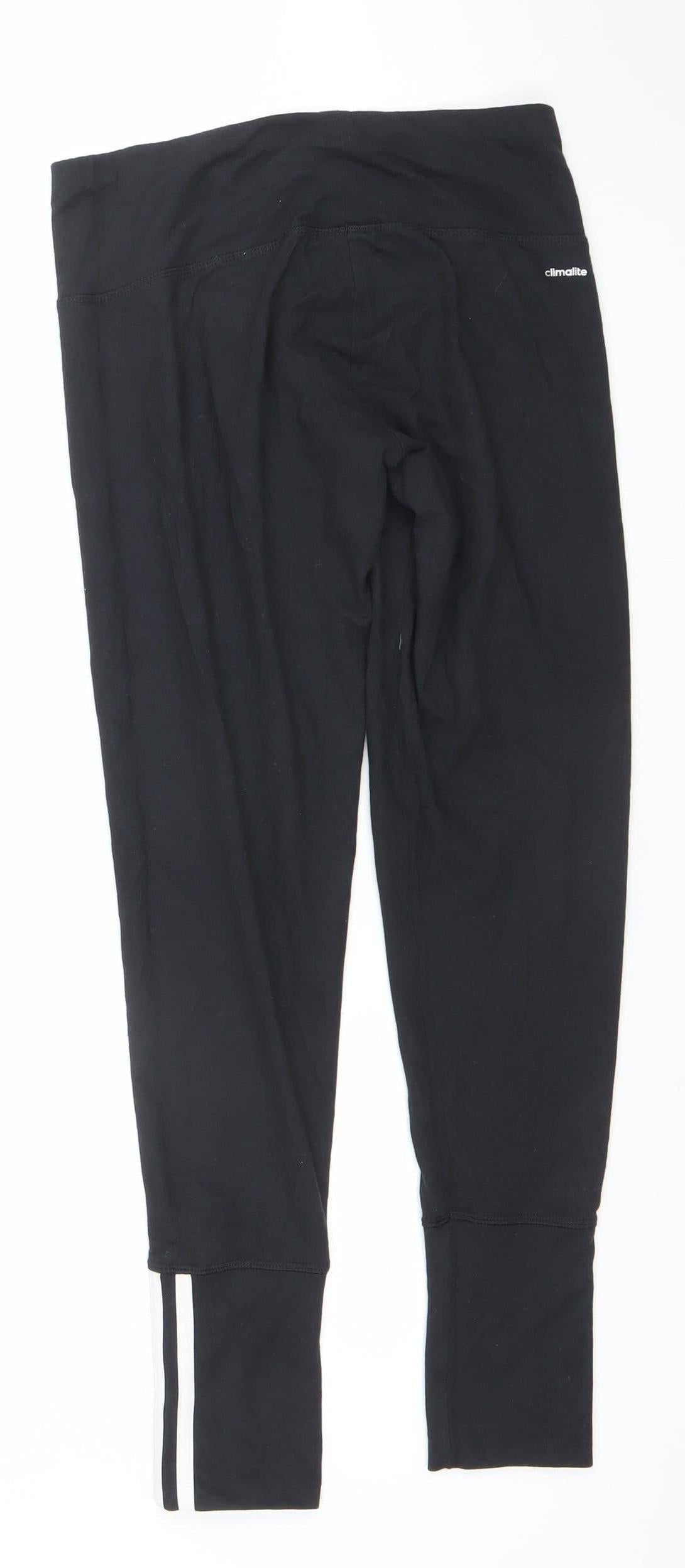 Adidas Womens Black Medium Climalite Leggings Gym & Training Trousers
