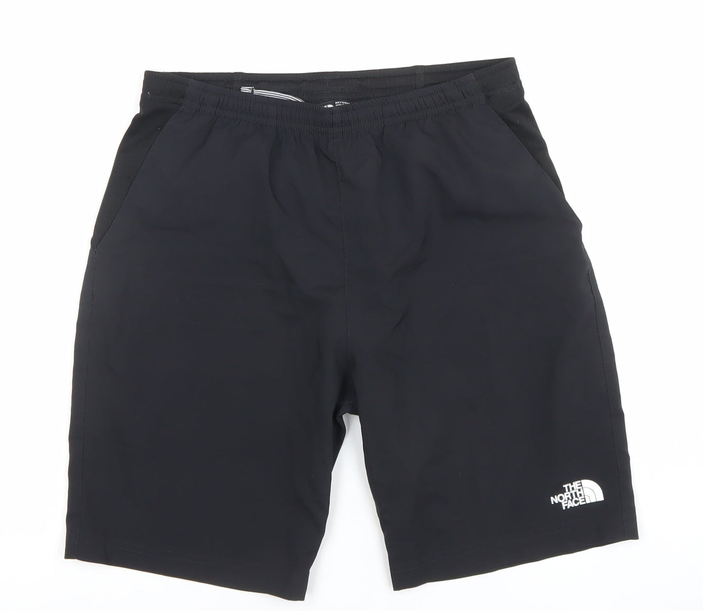 The North Face Boys Black L Athletic Shorts Quick Dry Polyester