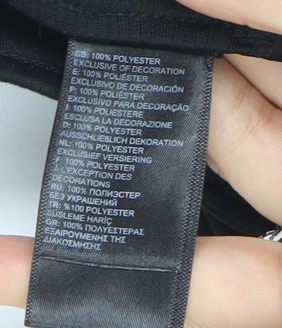 The North Face Boys Black L Athletic Shorts Quick Dry Polyester