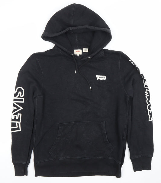 Levi's x Disney Men's Black Pullover Hoodie Size M Mickey Graphic