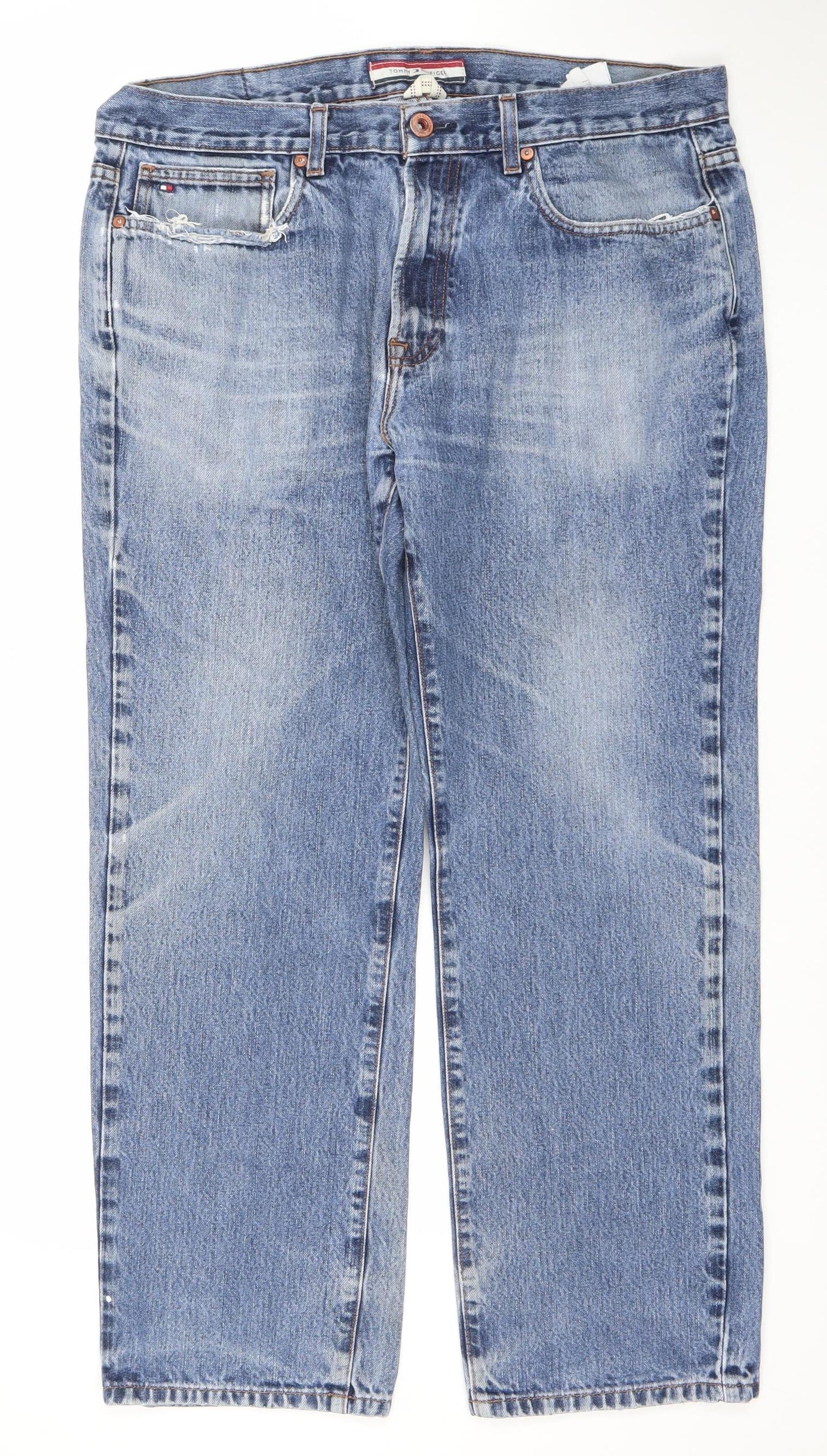 Tommy Hilfiger Men’s Blue Straight Leg Denim Jeans Size 36 Regular