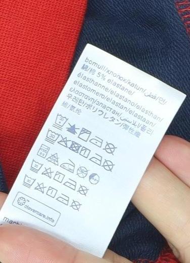 Tommy Hilfiger Unisex Baby Red Colourblock Logo Long Sleeve T-Shirt 12 Months