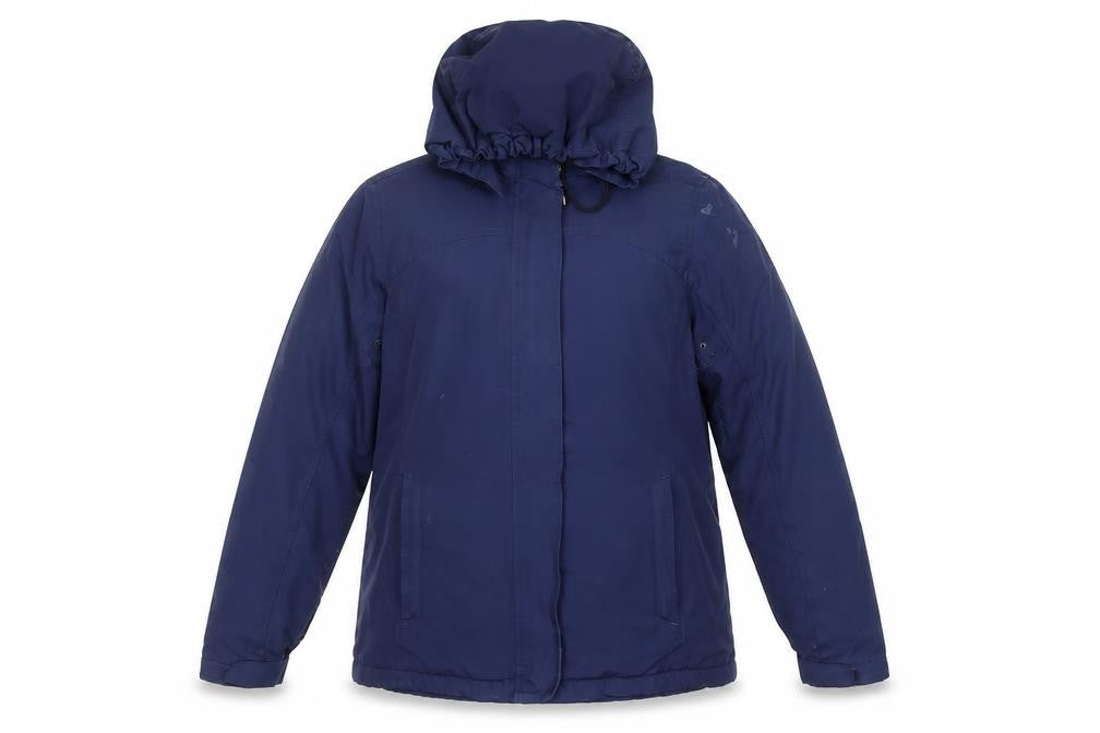 Womens UK Size M Regular Lands' End Blue Polyester Jacket