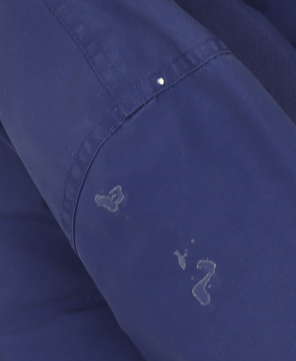 Lands' End Women's Blue Hooded Parka Jacket Size M Regular