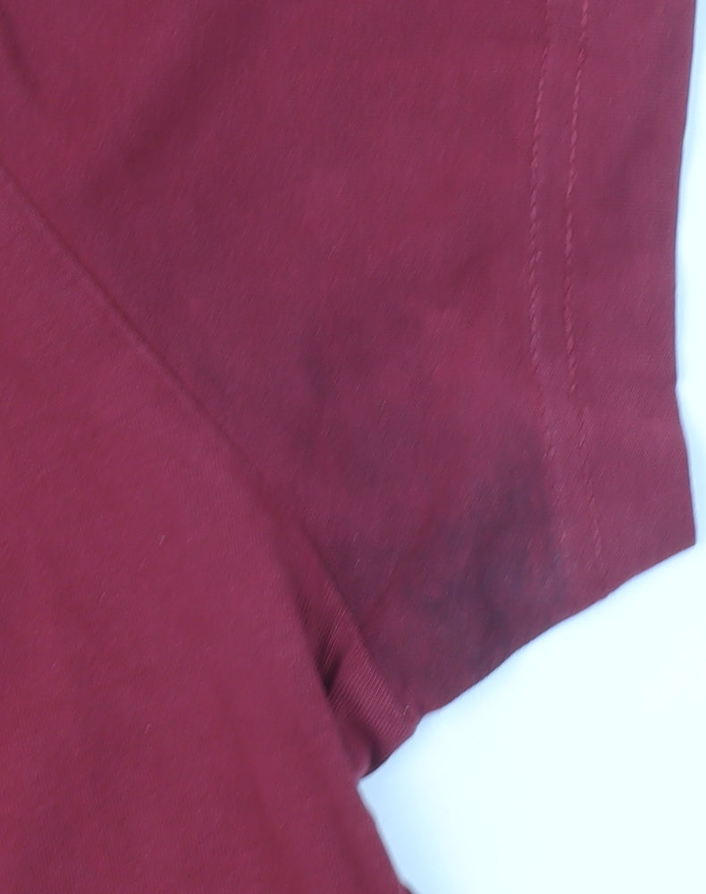 GANT Men’s Red Cotton Crew Neck Short Sleeve T-Shirt Size L