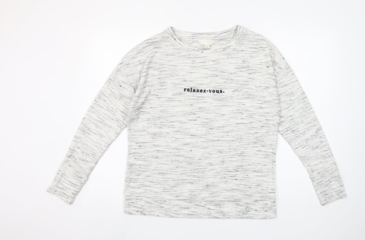 Marks and Spencer Women’s Grey Long Sleeve Relaxez-Vous T-Shirt Size 10