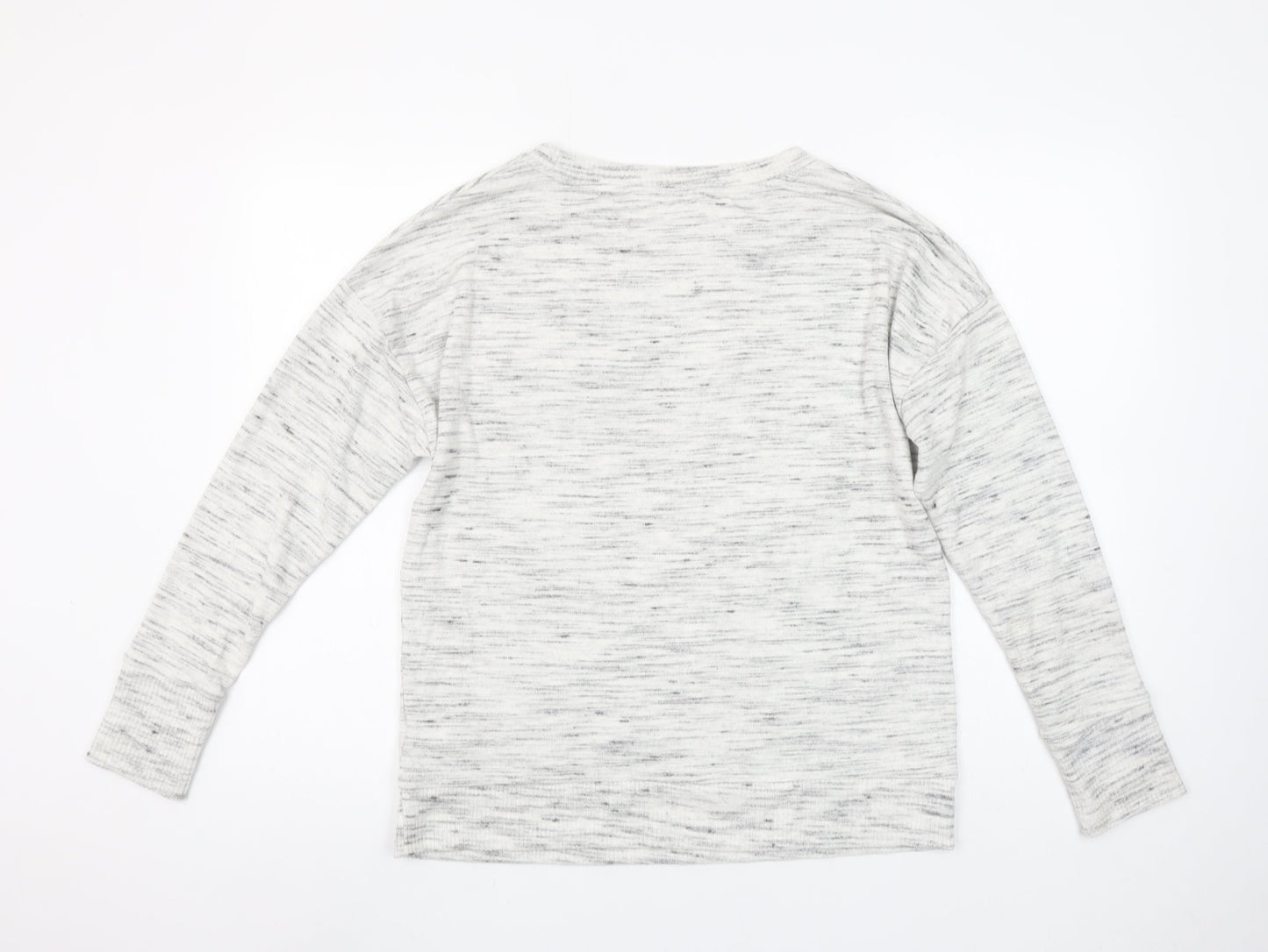 Marks and Spencer Women’s Grey Long Sleeve Relaxez-Vous T-Shirt Size 10