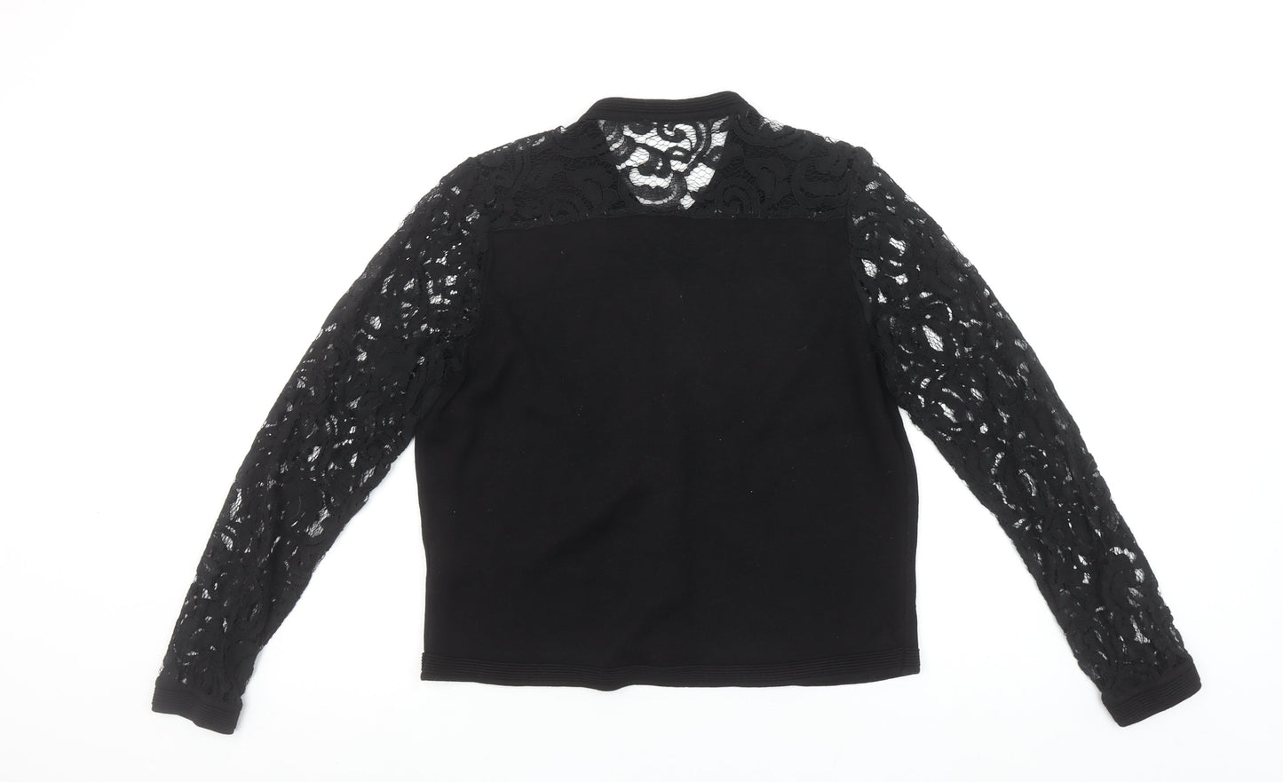 Marks and Spencer Women’s Black Lace Sleeve Cardigan Size 12
