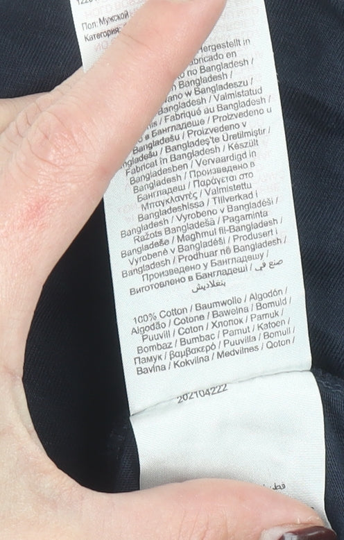 Jack & Jones Boys Blue 16 Years Graphic Print Cotton T-Shirt