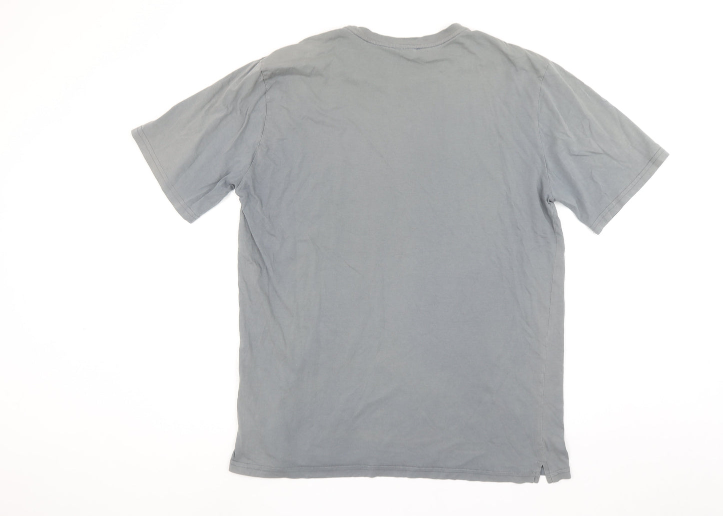 Hugo Boss Men's Grey XL Crew Neck Cotton Short Sleeve T-Shirt