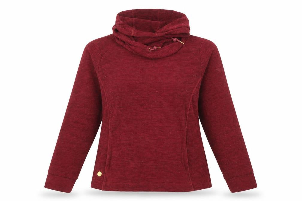 Womens UK 12 Regular Regatta Red Pullover Hoodie