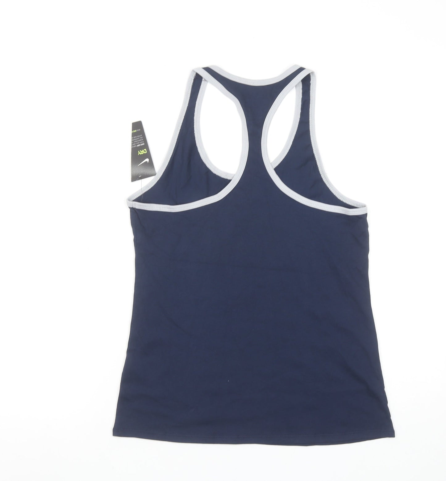 Nike Women Blue FFF Racerback Tank Top Size S Sports Activewear