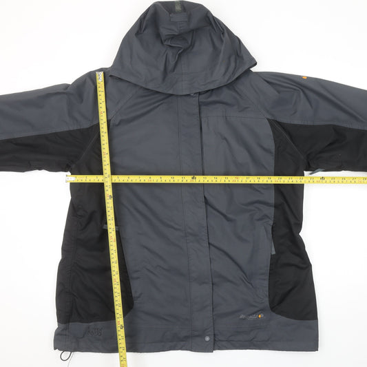 Regatta Women’s Grey Waterproof Hooded Rain Coat Size 18