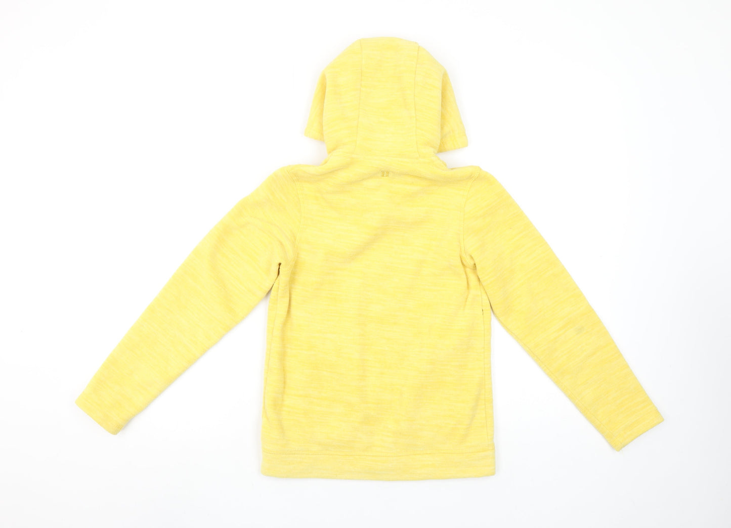 Mountain Warehouse Girls Yellow Hooded Fleece Jacket 9-10 Years Full Zip