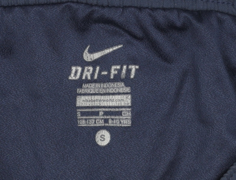 Nike Boys Navy Manchester United Dri-FIT Athletic Shorts Size 8-10 Years