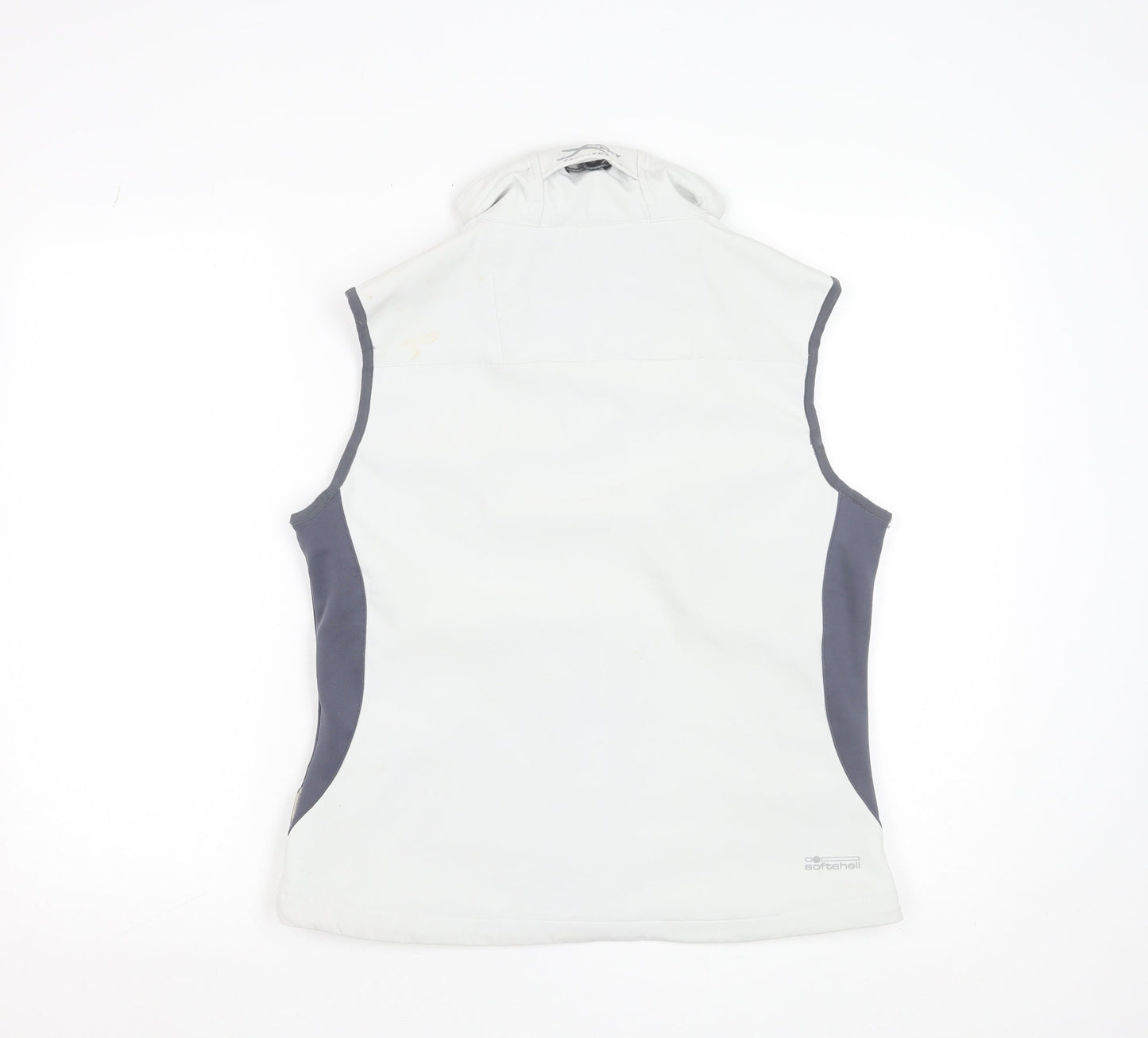 Regatta Womens White Softshell Waistcoat Size 14 Water Resistant Outdoor