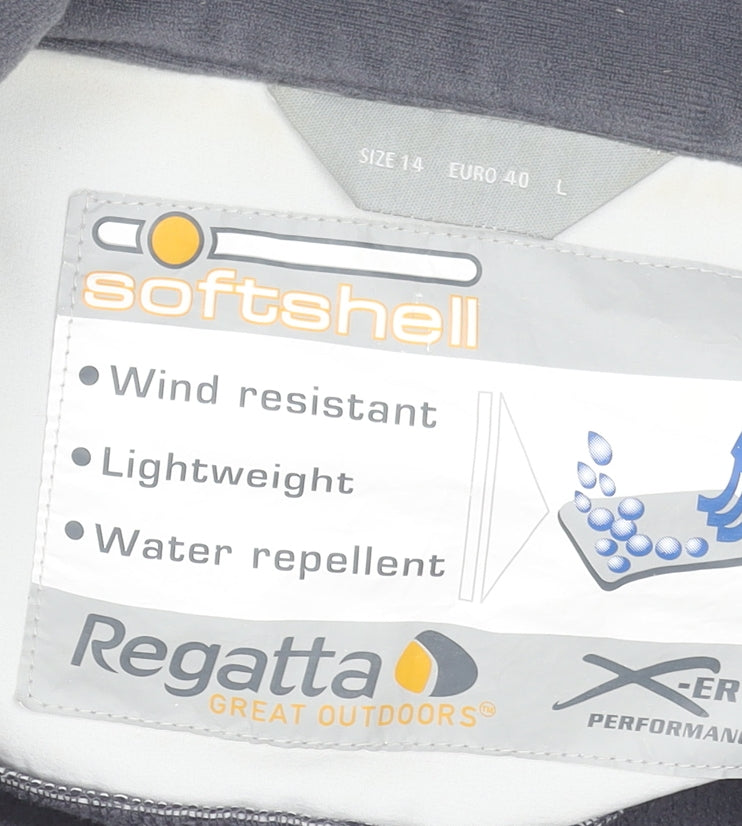 Regatta Womens White Softshell Waistcoat Size 14 Water Resistant Outdoor