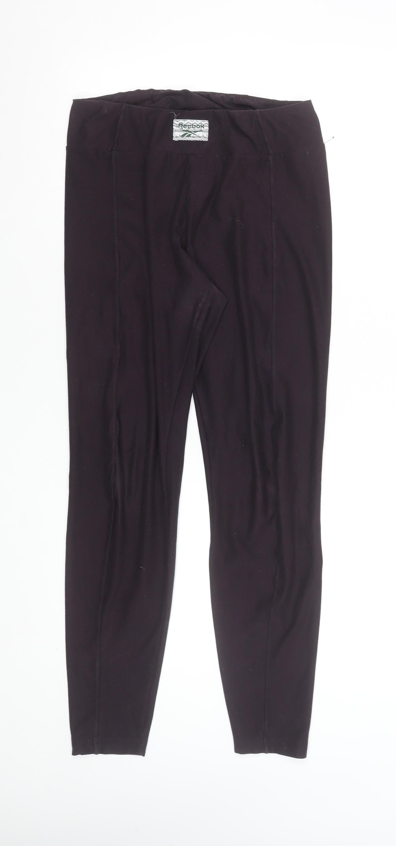 Reebok Womens Black M Leggings Gym Training Yoga Trousers