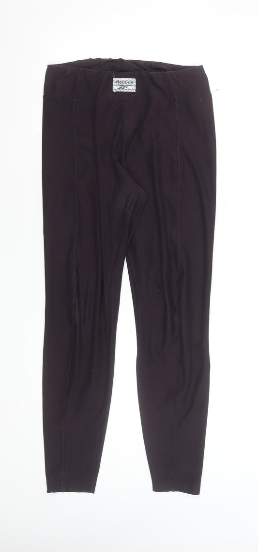 Reebok Womens Black M Leggings Gym Training Yoga Trousers