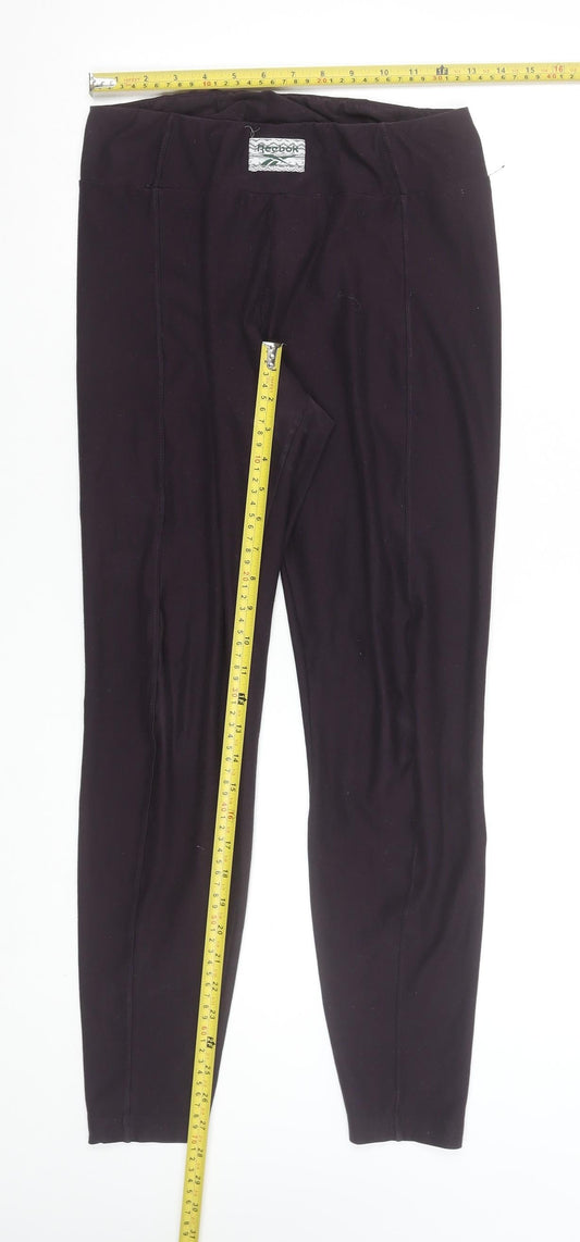 Reebok Womens Black M Leggings Gym Training Yoga Trousers