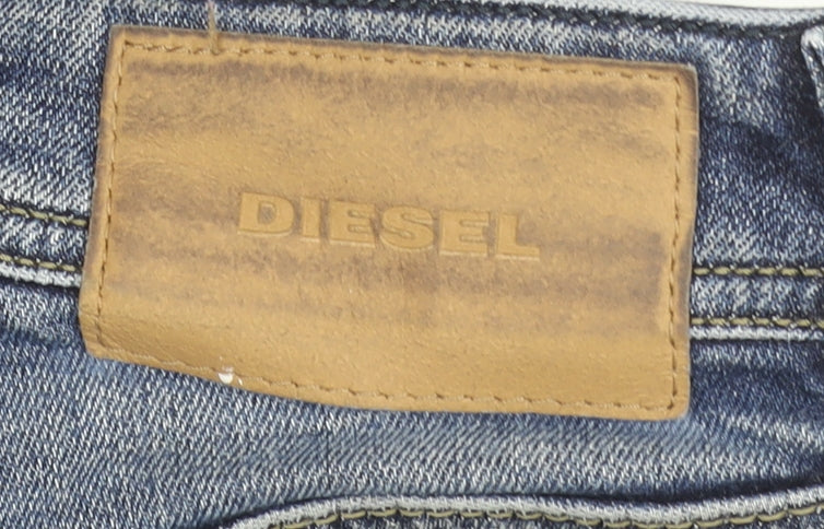 Diesel Men’s Blue Straight Leg Denim Jeans Size 36 Regular Fit