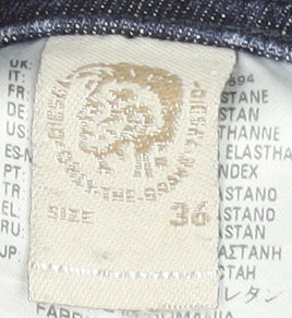 Diesel Men’s Blue Straight Leg Denim Jeans Size 36 Regular Fit