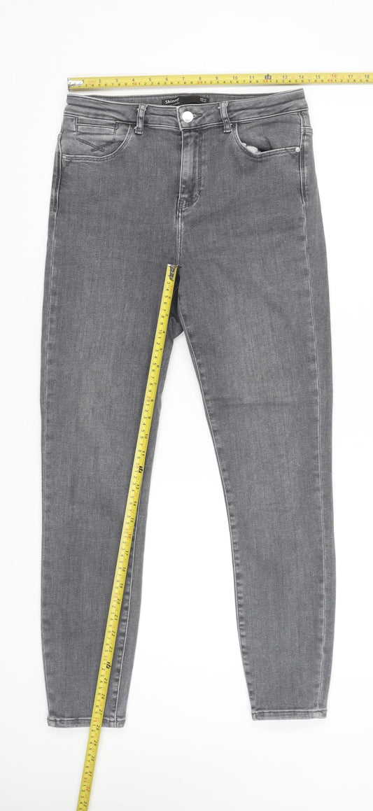 St. Bernard for Dunnes Stores Women's Light Grey Skinny Jeans Size 12 Regular