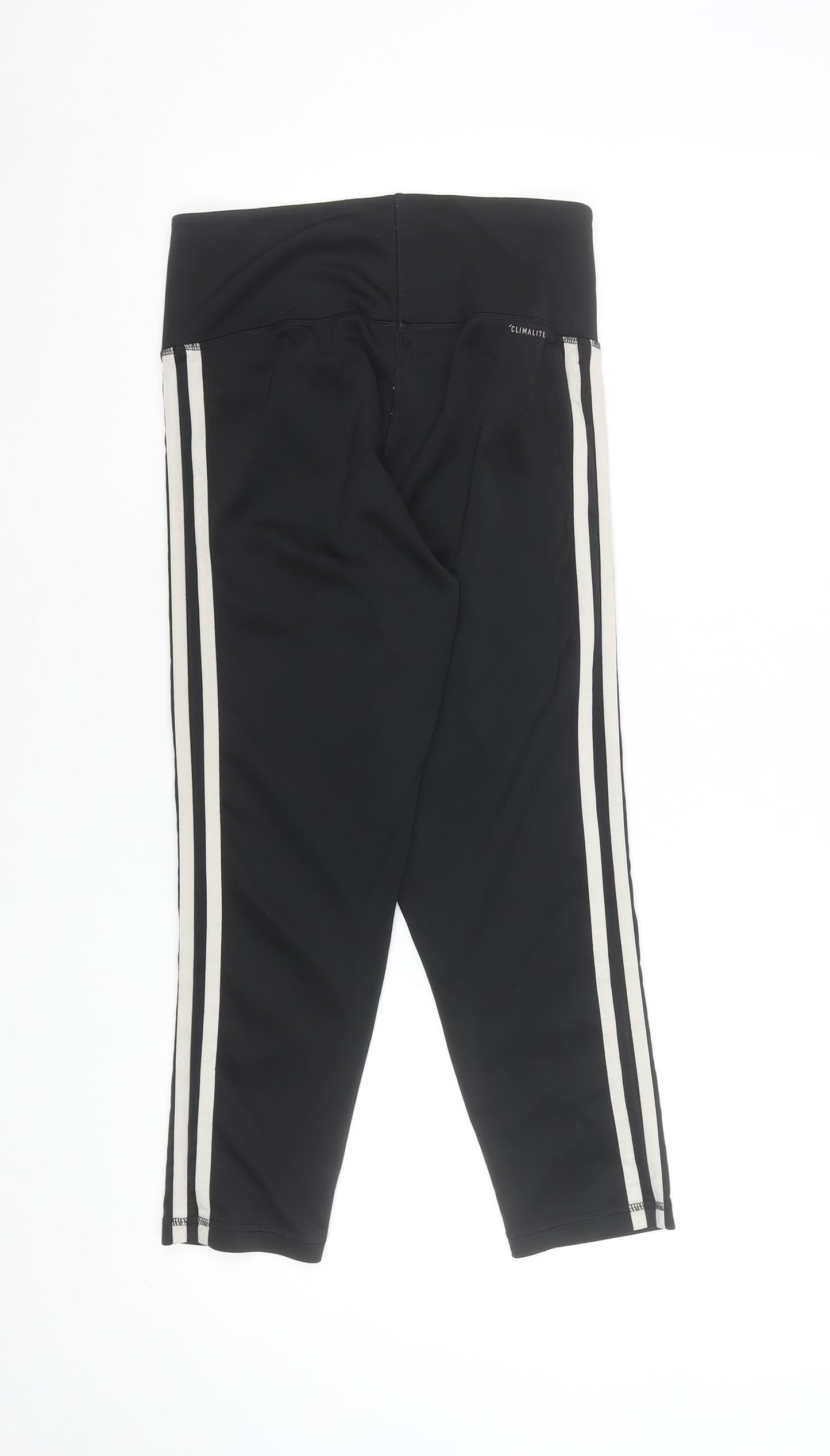 Adidas Womens Black Climalite Capri Leggings Size S 8-10