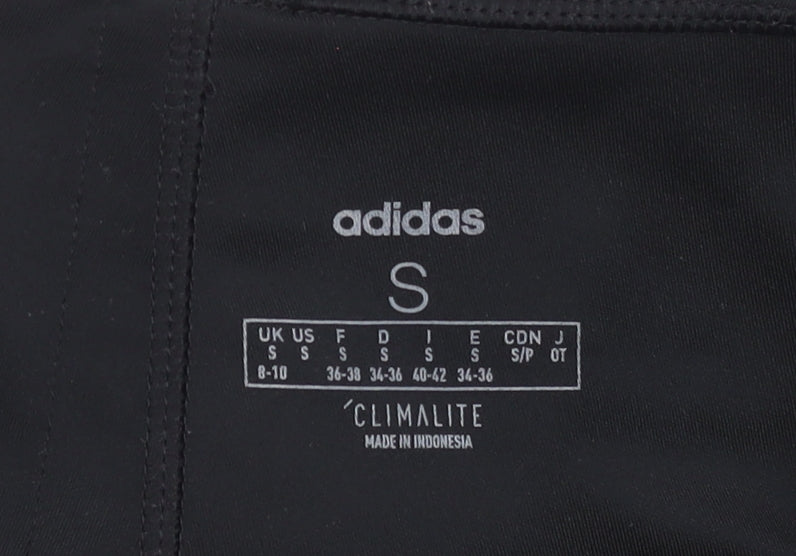 Adidas Womens Black Climalite Capri Leggings Size S 8-10