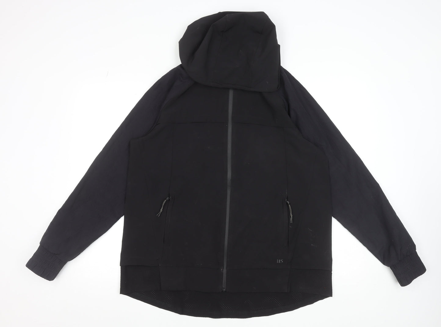 Dunnes Stores Men's Black Hooded Softshell Jacket Size M 40in