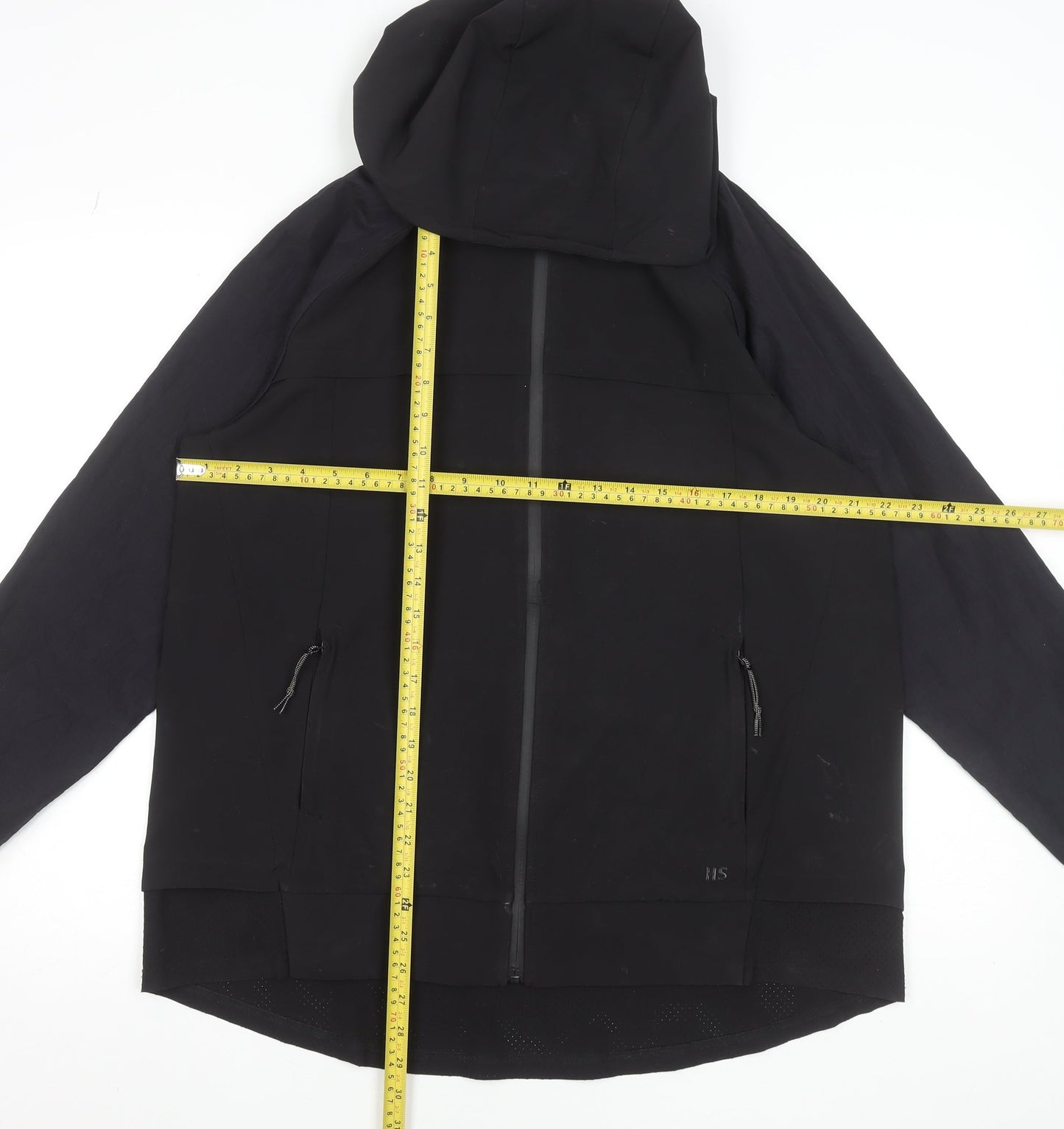 Dunnes Stores Men's Black Hooded Softshell Jacket Size M 40in